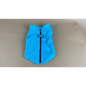Zip-Up Fleece Dog Coat Jacket Sweater w/Leash Ring